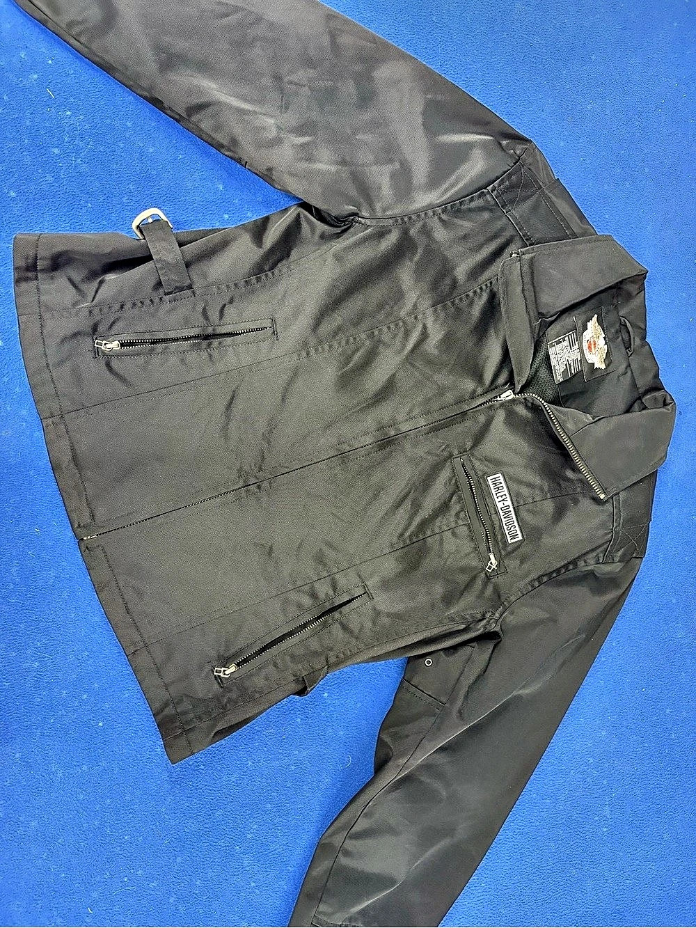 Harley-Davidson Black Motorcycle Jacket Size Large